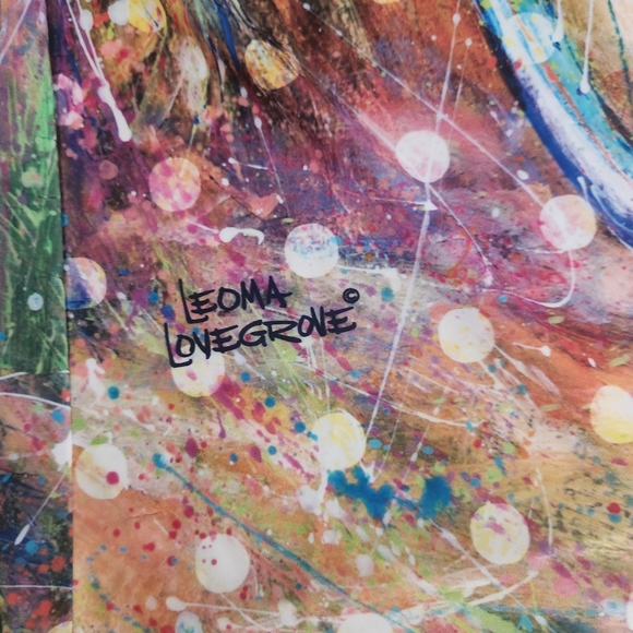 Leoma Lovegrove Bicycle Print "Art to Wear" Dress Size Small - Picture 13 of 16